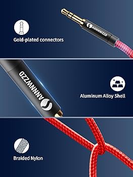 Amazon | LinkinPerk 3.5mm AUXケーブル、3.5mmオス-オス